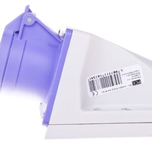 Gniazdo stałe 16A 3P 20-25V fioletowe IP44 163v - obrazek 1