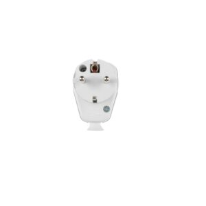 Wtyczka kątowa z wyłącznikiem 10/16A 2P+Z UNI-SCHUKO IP20 biała 9002215 - obrazek 1