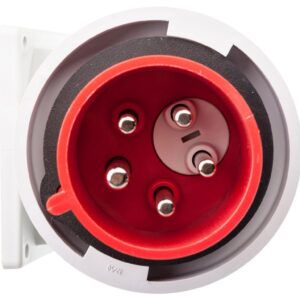 Wtyczka tablicowa (zwrotnica faz) 32A 5P 400V czerwona IP67 TWIST 778252-6 - obrazek 1
