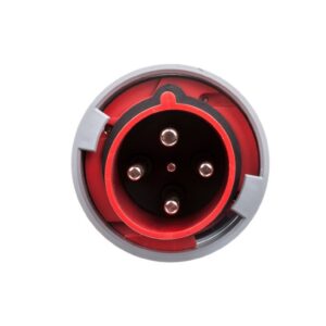 Wtyczka przenośna 63A 4P 400V czerwona IP67 POWER TWIST 034-6 - obrazek 1