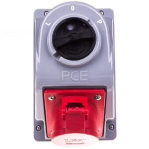 Gniazdo stałe z wyłącznikiem L-0-P 16A 5P 400V IP44 COMBO-POL 960615401W - obrazek 1