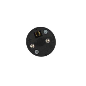 Wtyczka z uziemieniem 16A W-131 czarna W13105 - obrazek 1