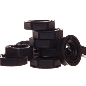 Nakrętka poliamidowa M12 SKINTOP GMP-GL-M 12x1,5 czarna 53119100 - obrazek 1