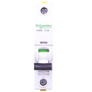 Wyłącznik nadprądowy 1P D 2A 6kA AC iC60N-D2 A9F05102 - obrazek 1