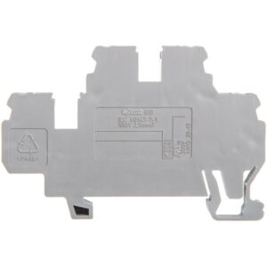 Złączka szynowa 2-piętrowa 2,5mm2 L/L szara 870-501 - obrazek 1