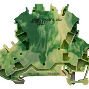 Złączka szynowa ochronna 2,5mm2 żółto-zielona 2002-2207 TOPJOBS - obrazek 1