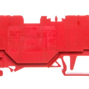 Złączka szynowa 2-przewodowa 4mm2 czerwona 281-903 - obrazek 1