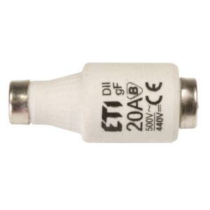 Wkładka bezpiecznikowa 20A DII gF / BiWts 500V AC/440V DC E27 002312106 - obrazek 1