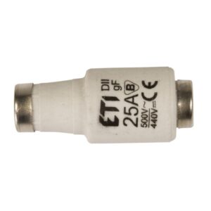 Wkładka bezpiecznikowa 25A DII gF / BiWts 500V AC/440V DC E27 002312107 - obrazek 1