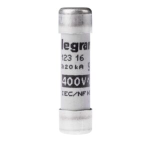 Wkładka bezpiecznikowa cylindryczna 8,5x31,5mm 16A gG 400V 012316 - obrazek 1