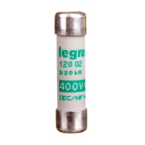 Wkładka bezpiecznikowa cylindryczna 8x32mm 2A aM 400V 012002 - obrazek 1