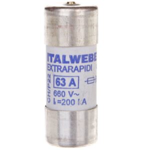 Wkładka bezpiecznikowa cylindryczna 22x58mm 63A aR 690V CH-S22UQ 002645121 - obrazek 1
