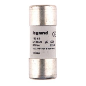 Wkładka bezpiecznikowa cylindryczna 22x58mm 63A gG (gL) 500V HPC 015363 - obrazek 1