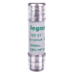 Wkładka bezpiecznikowa cylindryczna 10x38mm 1A aM 500V HPC 013001 - obrazek 1