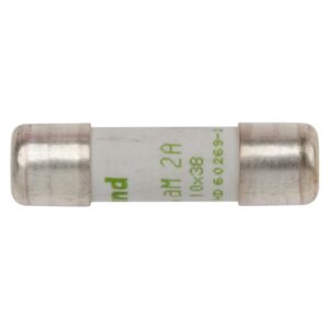Wkładka bezpiecznikowa cylindryczna 10x38mm 2A aM 500V HPC 013002 - obrazek 1