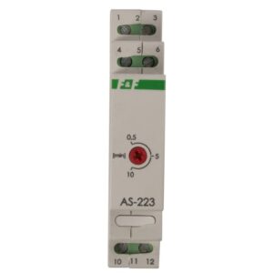 Automat schodowy z przeciwblokadą 16A 0,5-10min 230V AC AS-223 - obrazek 1