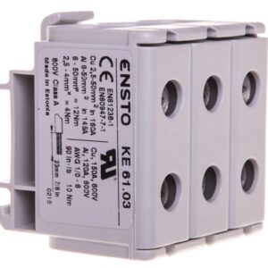 Zacisk trojtorowy KE-61.03 szary (2,5-50mm) - obrazek 1