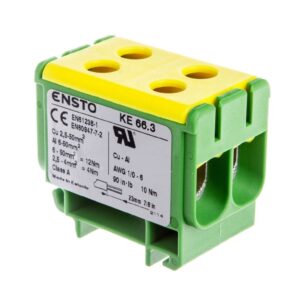 Zacisk rozdzielczy żółto/zielony Al/Cu 6-50mm2 KE-66.3 - obrazek 1