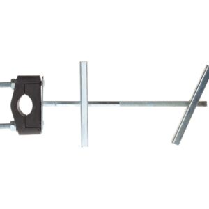 Uchwyt na słup ŻN z odsadzeneiem 25-46mm U101 02912042 - obrazek 1