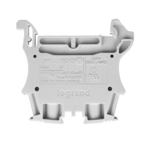 Złączka szynowa 2-przewodowa 6mm2 szara 037162 - obrazek 1