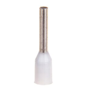 Końcówka tulejkowa izolowana TI 0,75mm2/8mm biała cynowana TI0,75L8DE /100szt./ - obrazek 1