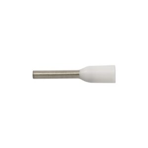 Końcówka tulejkowa izolowana TI 0,5mm2/8mm biała cynowana TI0,5L8 /100szt./ - obrazek 1