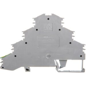 Złączka szynowa 4-piętrowa 4mm2 L1 L2 L3 PE szara 281-530 - obrazek 1