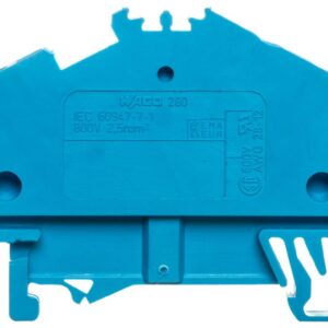 Złączka szynowa 3-przewodowa 2,5mm2 niebieska 280-651 - obrazek 1