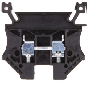 Złączka szynowa 2-przewodowa 4mm2 czarna EURO 43409BK - obrazek 1