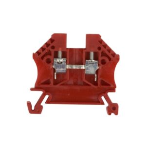 Złączka szynowa 2-przewodowa 2,5mm2 czerwona EURO 43408RD - obrazek 1