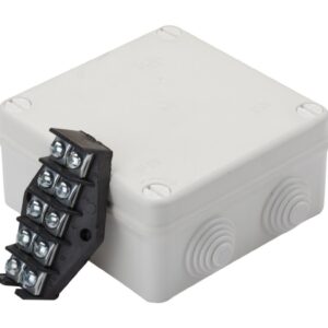 Puszka hermetyczna n/t PK-4 135x135x65mm z zaciskiem 5x10mm2 IP55 biała 0233-01 - obrazek 1