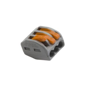 Szybkozłączka 3x 0,08-4mm2 jasnoszary 222-413 /50szt./ - obrazek 1