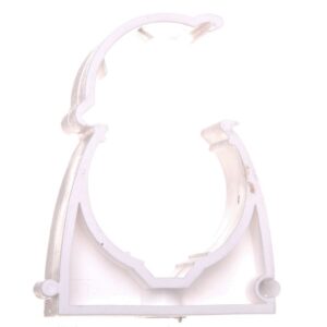 Uchwyt zamknięty do rur 37mm biały UZ 37 10186 /100szt./ - obrazek 1