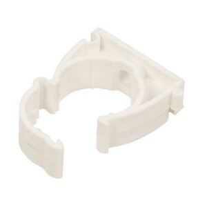 Uchwyt zamknięty do rur 28mm biały UZ 28 10185 /100szt./ - obrazek 1