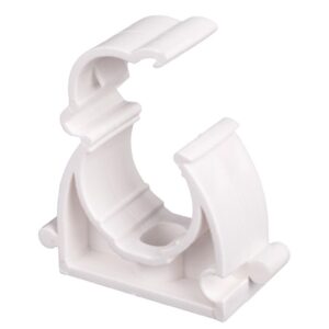 Uchwyt zamknięty do rur 20mm biały UZ 20 10183 /100szt./ - obrazek 1