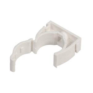 Uchwyt zamknięty do rur 22mm biały UZE-22 /100szt./ - obrazek 1