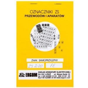 Znaki samoprzylepne ZS D20/PE E04ZP-02030403400 - obrazek 1