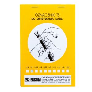 Oznacznik do opisywania ręcznego TS 1 biały E04ZP-02010100200 /450szt./ - obrazek 1