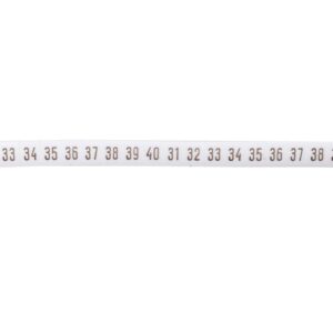 Oznacznik biały DK2/Z5 /31-40/ 89281006 (100szt.) - obrazek 1