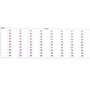 Oznaczniki WMB 10x 21-30 793-604 /5szt./ - obrazek 1