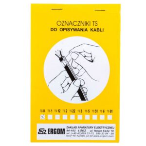 Oznacznik do opisywania ręcznego TS 0 biały E04ZP-02010100100 /910szt./ - obrazek 1