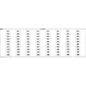 Oznaczniki WMB 1x 201-300 793-5610 /5szt./ - obrazek 1