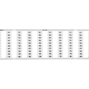 Oznaczniki WMB 2x 51-100 793-607 /5szt./ - obrazek 1
