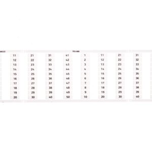Oznaczniki WMB 2x 1-50 793-666 /5szt./ - obrazek 1