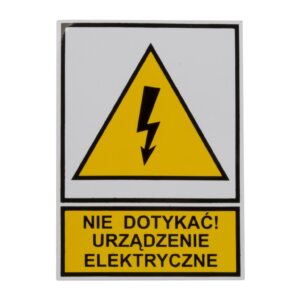 Tabliczka /znak ostrzegawczy/ TZO 52X74S /N.D.U.E./ E04TZ-01011110100 /10szt./ - obrazek 1