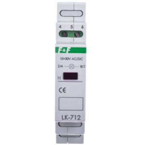 Lampka modułowa czerwony 10-30V AC/DC LK-712R-10-30V - obrazek 1