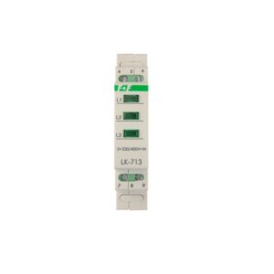Lampka modułowa 3-fazowa zielona 3x230V+N AC LK-713G - obrazek 1