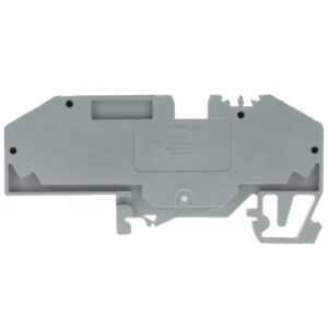 Złączka bezpiecznikowa 6mm2 szara 25A bezpiecznik płaski DIN 35mm 282-696 - obrazek 1