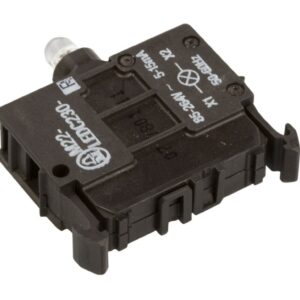 Oprawka z LED czerwona 230V AC M22-LEDC230-R 216567 - obrazek 1