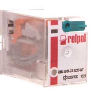 Przekaźnik przemysłowy 4P IP40 AgNi R4N-2014-23-1220-WT 860619 - obrazek 1